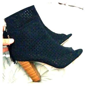 Justfab Peep Toe Booties